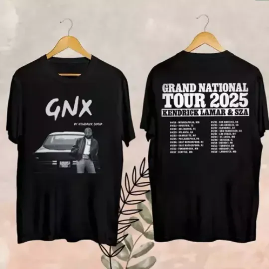 Kendrick Lamar Tour 2025 Fan Shirt, Kendrick Lamar GNX Shirt