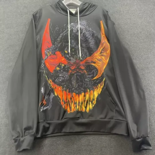 VENOM Mens Hoodie 3D Pullover Marvel Graphic Sweatshirt Unbranded See Pics 3XL