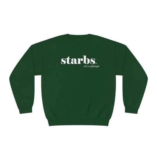 Starbucks Lifestyle Sweatshirt, Coffee Lover Gift, Trendy Starbucks Crewneck, Starbs Jumper, Unisex Coffee Shirt, Gift for Barista