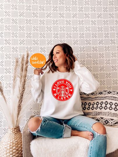 Valentine's Day Starbucks Inspired Sweatshirt, valentine day Tshirt,Be My Valentine Sweater, Valentine's Day Gift Ideas