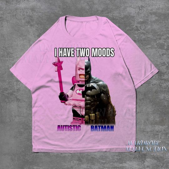 I have two sides graphic tee, Meme t shirt, Funny saying tee, Autistic shirt, funny graphic tees, Dark knight movie, Robert pattinson merch