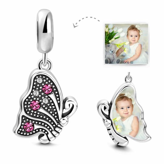 Custom Photo Baby Bracelet Sliver