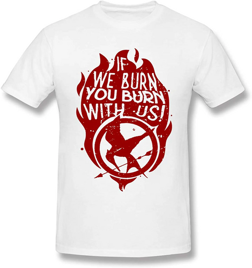 The Hunger Games Fire Mockingjay Men's T-Shirt
