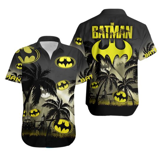 Batman Hawaiian Shirt Summer Gift For Fans Short Sleeves