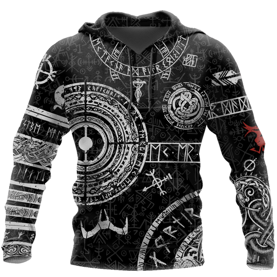 VIKINGS TATTOO STYLE HOODIE