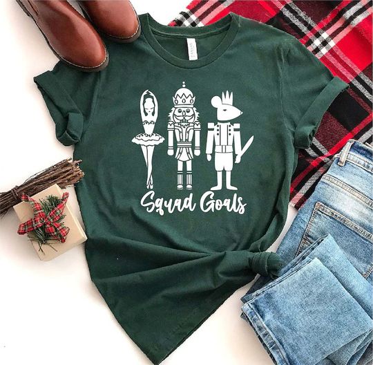 Christmas Squad Goals Flossing Ballet Nutcracker Family Matching T-Shirt