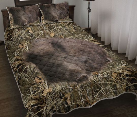 BOAR HUNTING CAMO BEDDING SET