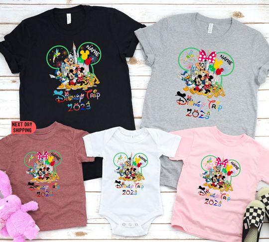 Disney Trip 2023 Shirt, Vacation Disney Family Trip 2023 Shirts, Disneyland Shirt, First Disney Trip 2023,