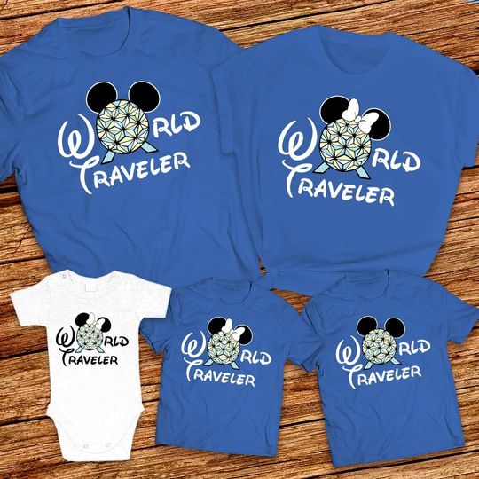 World traveler shirt epcot, epcot family shirts, World Traveler Disney Epcot Shirt