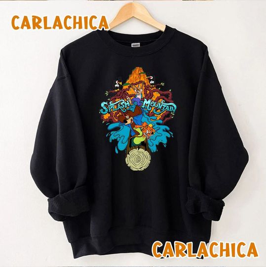 Disney Splash Mountain Vintage Sweatshirt, Splash Mountain Sweatshirt