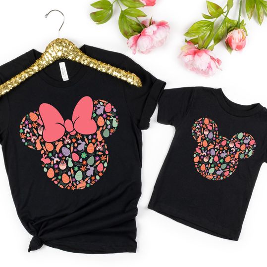 Easter Disney Mouse Shirt, Minnie Easter shirt