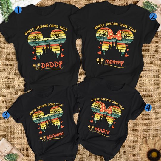 Vintage Walt Magic World 50th Anniversary Shirt, Disney 50th Matching Family Shirt