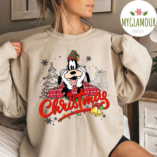 Disney Goofy Christmas Sweatshirt
