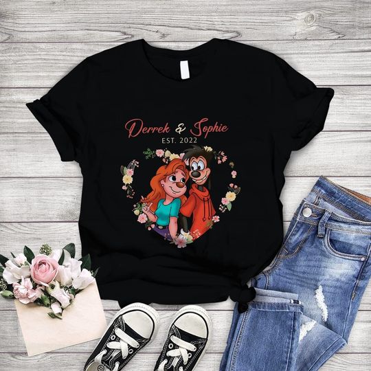 Disney Max and Roxanne Couple Shirt, A Goofy Movie Roxanne and Max Valentines Shirt