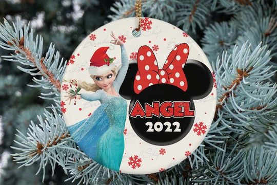 Elsa Ornament, Personalized Disney Princess Ornaments
