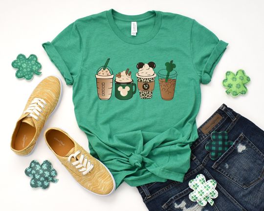Disney St. Patrick's Coffee Shirt, Mickey Shamrock Shirt, St Patricks Day Disney Trip Shirt