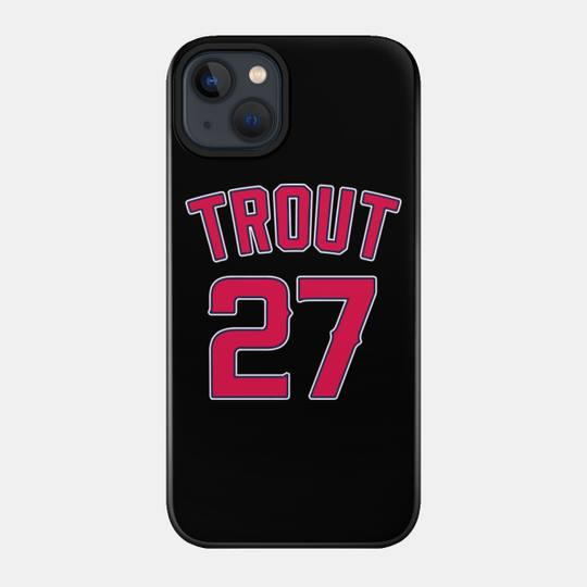 trout - Mike Trout Angels Jersey Gift - Phone Case