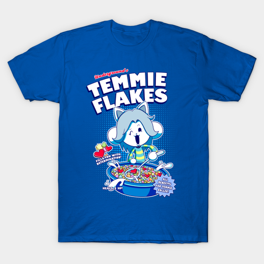 Temmie Flakes! - Undertale - T-Shirt
