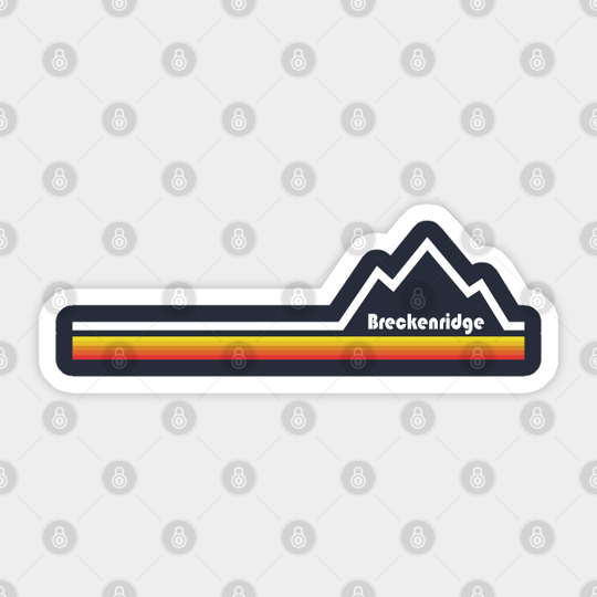 Breckenridge, Colorado - Breckenridge - Sticker