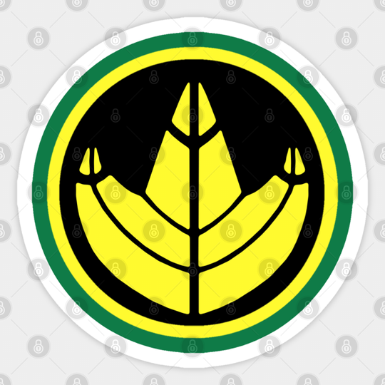 Dragon Power Coin - Power Rangers - Sticker