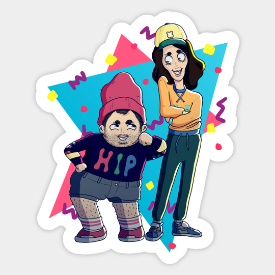 A Little Hip, A little HipHop - Youtube - Sticker