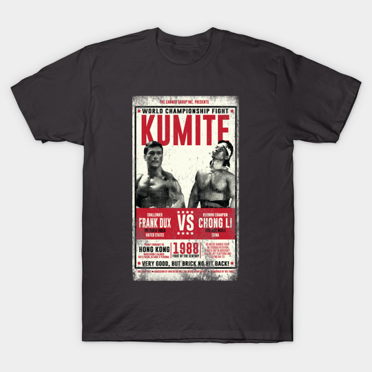 Bloodsport Championship Poster - Bloodsport - T-Shirt