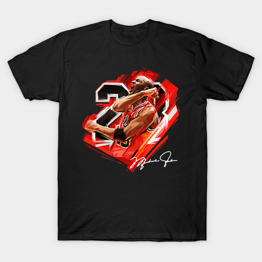 23 with signature ( Jordan ) - Michael Jordan - T-Shirt