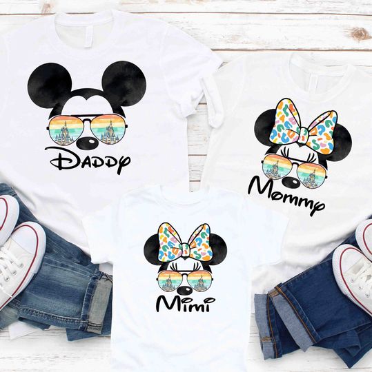 Discover Disney Custom Shirts, Mini, Mama, Daddy Matching Shirt, Disney Family Matching Shirt