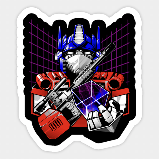 Optimus Energon - Transformers Optimus Prime - Sticker