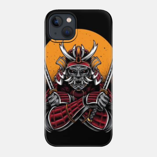 Samurai Holding Katana - Samurai Holding Katana - Phone Case