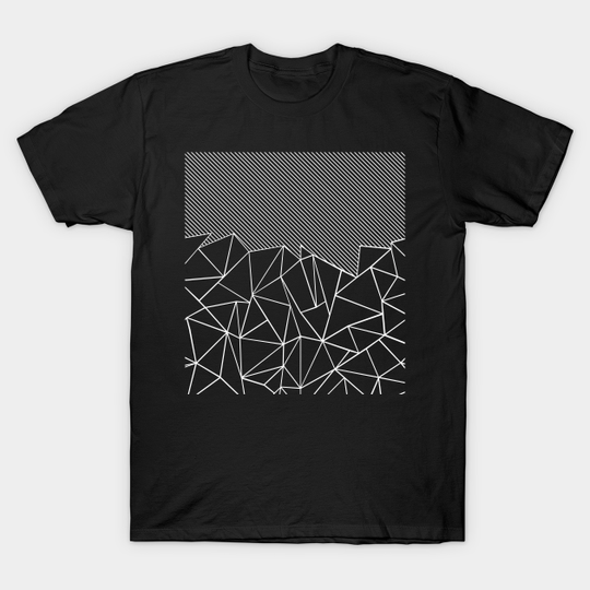 AB Lines 45 black - Geometric - T-Shirt