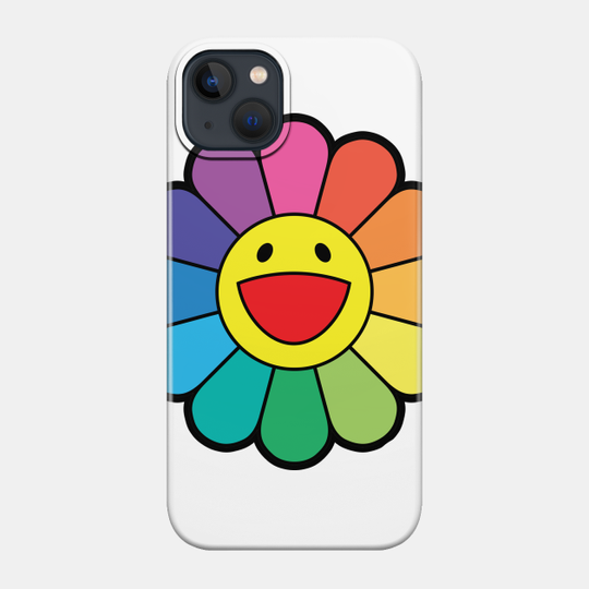 TAKASHI MURAKAMI FLOWER RAINBOW - Takashi Murakami Flower Rainbow - Phone Case