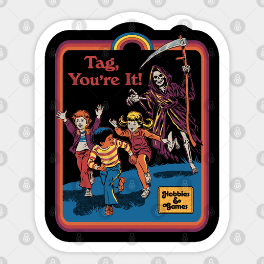 Tag, You're It - Grim Reaper - Sticker