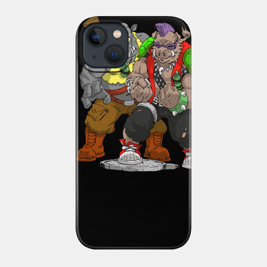Rocksteady and Bebop TMNT - Ninja Turtles - Phone Case