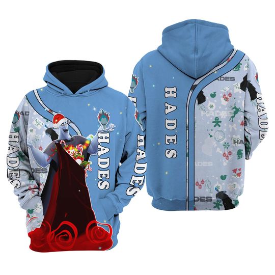Hades Blue Christmas |Disney Sweatshirt/Hoodie