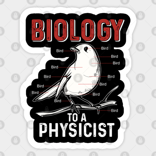 biology physics chemistry - Biology - Sticker