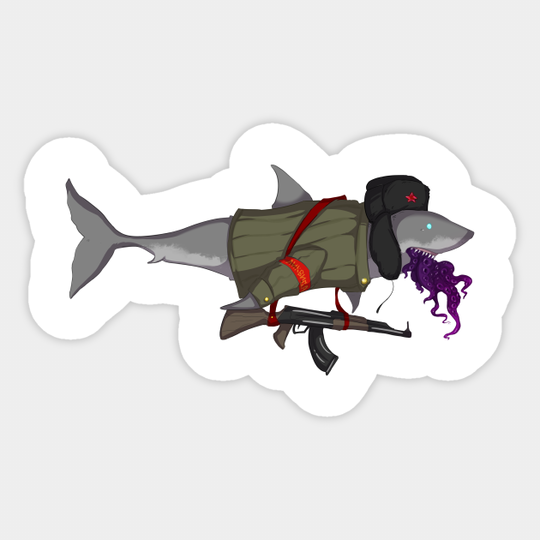 Soviet Shark - Shark - Sticker