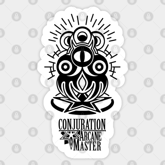 Conjuration arcana master - Dungeons And Dragons - Sticker