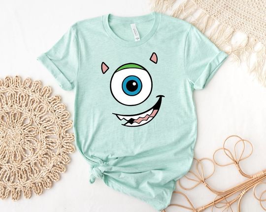 Mike Wazowski Shirt, Disney Monsters Inc Shirts
