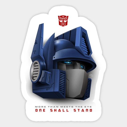 Optimus Prime Head - Transformers Optimus Prime - Sticker