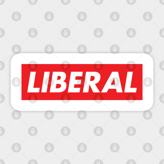 Liberal Logo - Liberal - Sticker