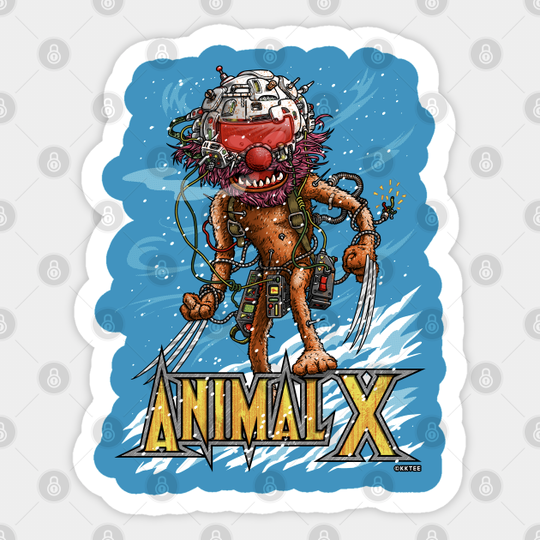 ANIMAL X - Wolverine - Sticker