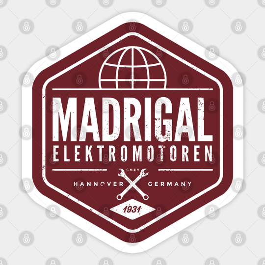 Madrigal Elektromotoren (aged look) - Breaking Bad - Sticker
