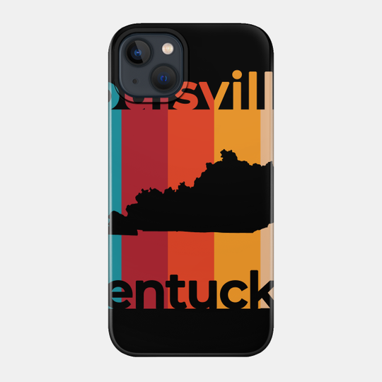Louisville Kentucky Retro - Louisville - Phone Case