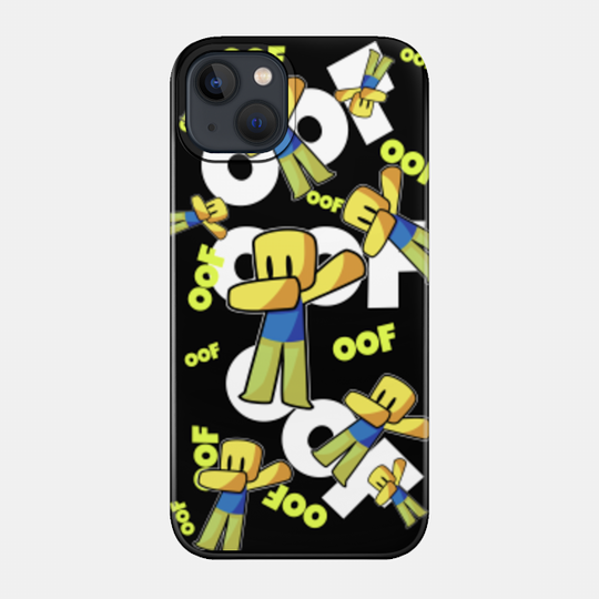 Roblox Pattern Oof Dabbing Dab Hand Drawn Gaming Noob Gift For Gamers - Roblox - Phone Case