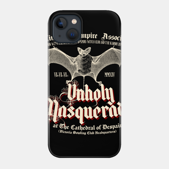 Unholy Masquerade - What We Do In The Shadows - Phone Case
