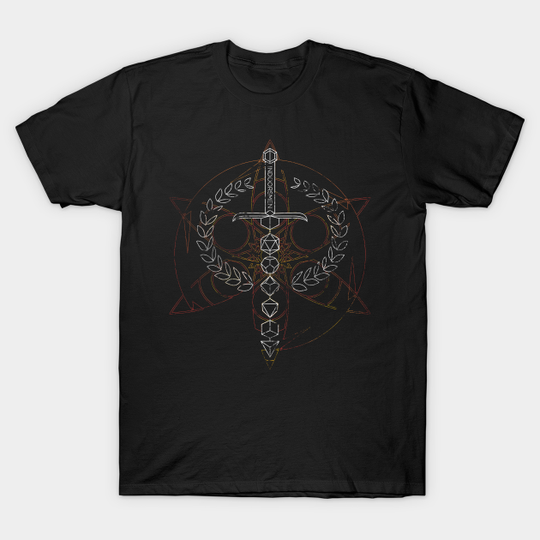 D20 Knife - Dungeons And Dragons - T-Shirt