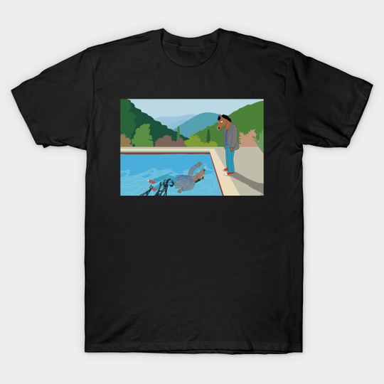 The Drowning Narcissus - Bojack Horseman fanart - Bojack Horseman - T-Shirt