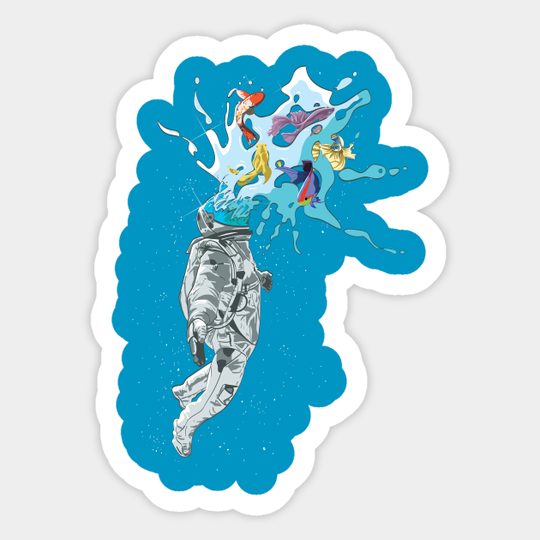 Houston we have a problem - Astronaut - Sticker