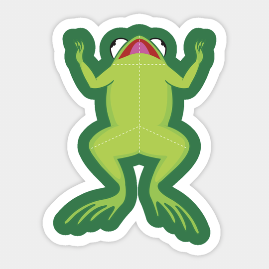 Under the Knife - Kermit - Sticker